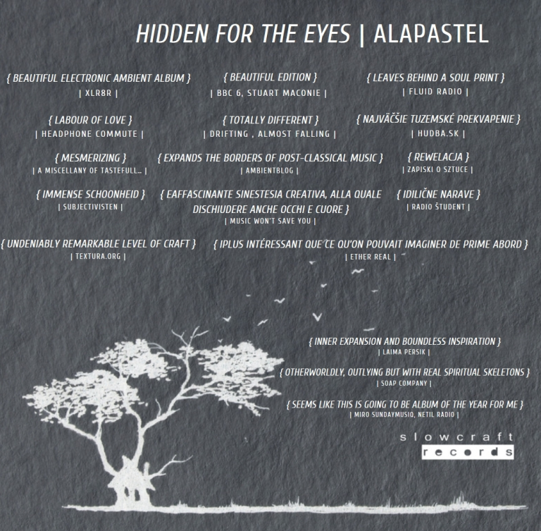 Alapastel - Hidden for the Eyes press